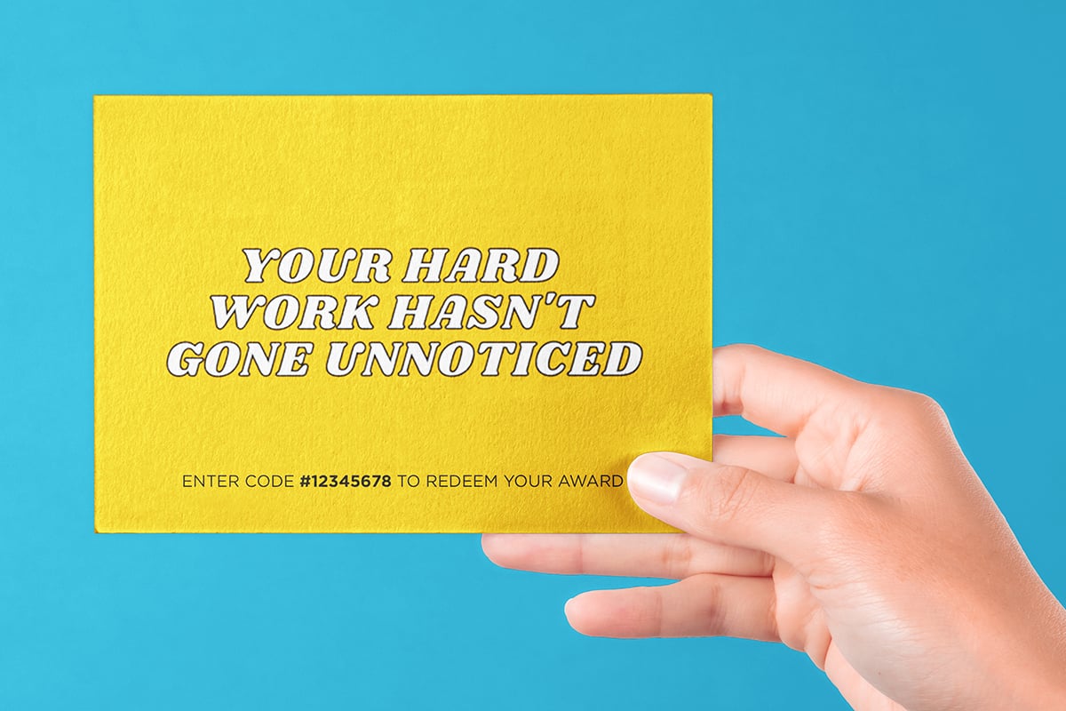 manager awards - hard work eCard