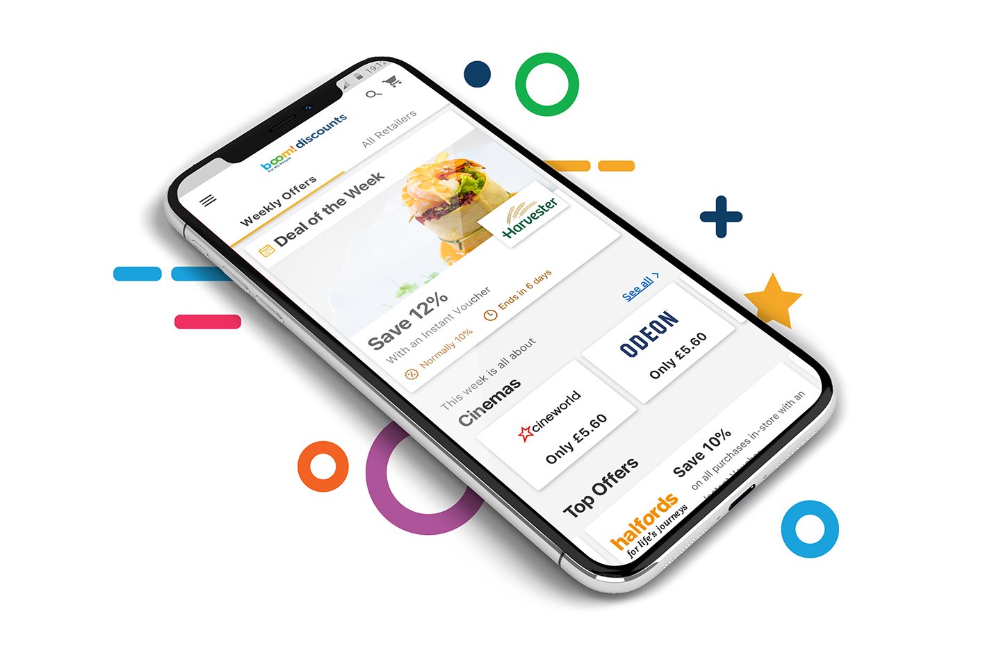 corporate perks - mobile display