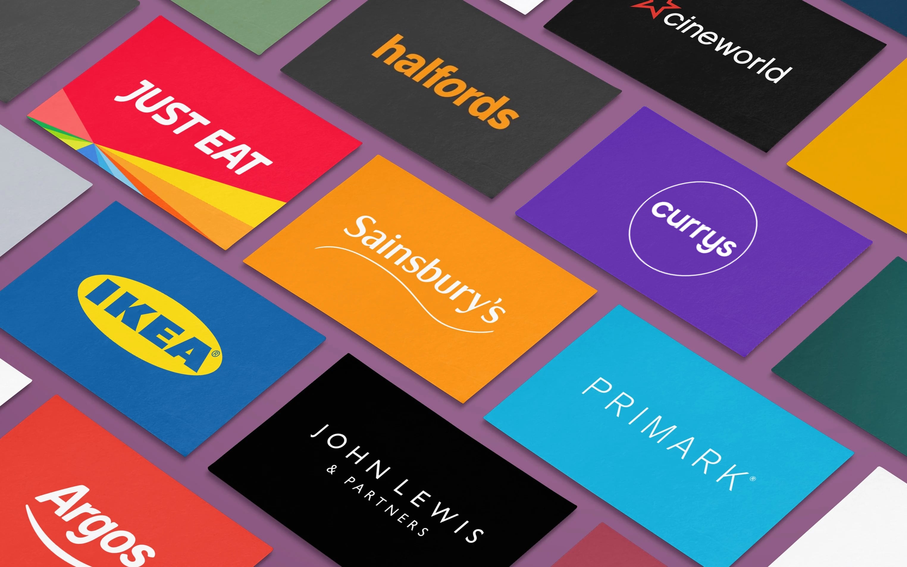 EasySaver™ Cards - examples of brands