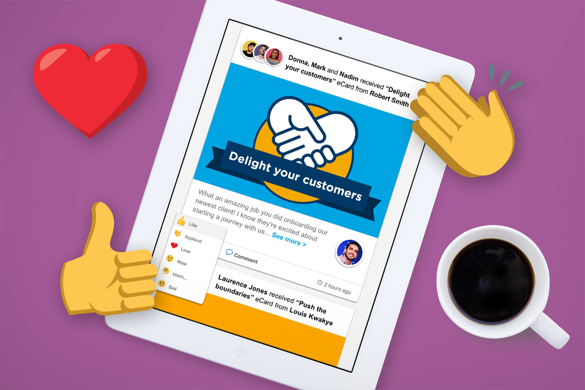 social recognition - delight your customers eCard