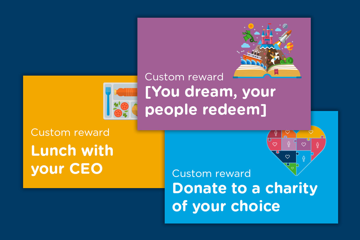 employee rewards - personalized redemption experience