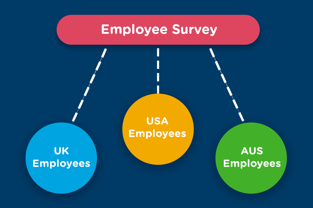 employee surveys - customize to segments