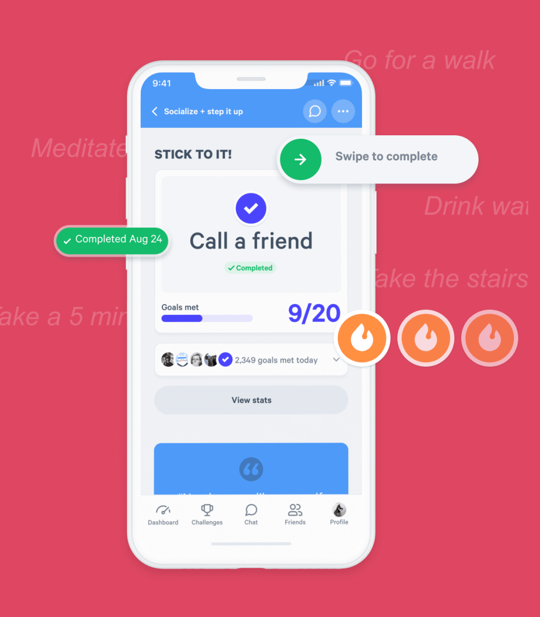 wellbeing solution - activity challenges